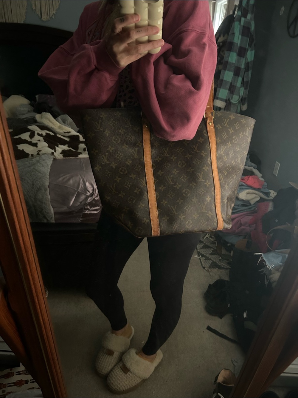 Louis Vuitton shopping sac tote bag